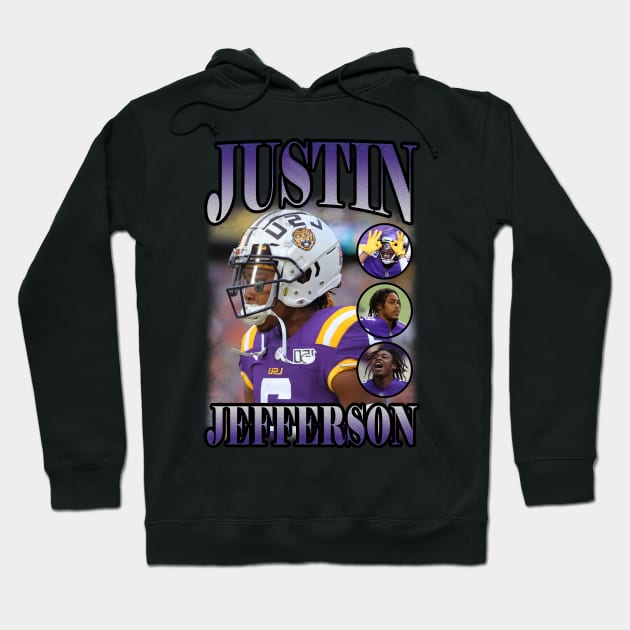 BOOTLEG JUSTIN JEFFERSON Hoodie by hackercyberattackactivity